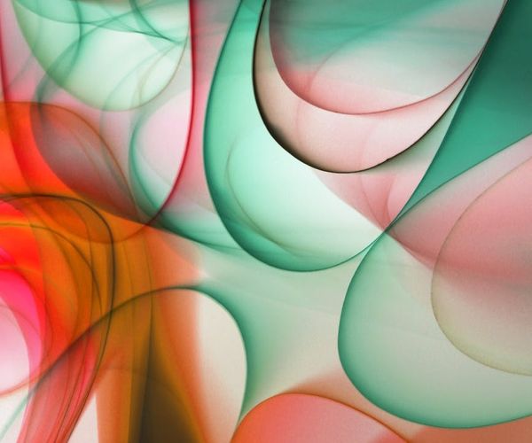 Abstract flow of energy showing harmony and consistency